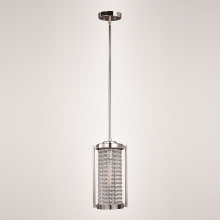 Zeev Lighting MP40014-1-PN - Single Light 7" Crystal Vertical Wall Sconce