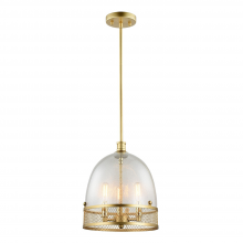 Zeev Lighting P30035-3-MGD - 3-Light 11" Boutique Dome Pendant Light