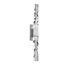 Zeev Lighting WS11318-LED-2-2x2-MW - LED 3CCT 2-Light 2"x2" Carved Crystals Aged Brass Duo Wall Sconce