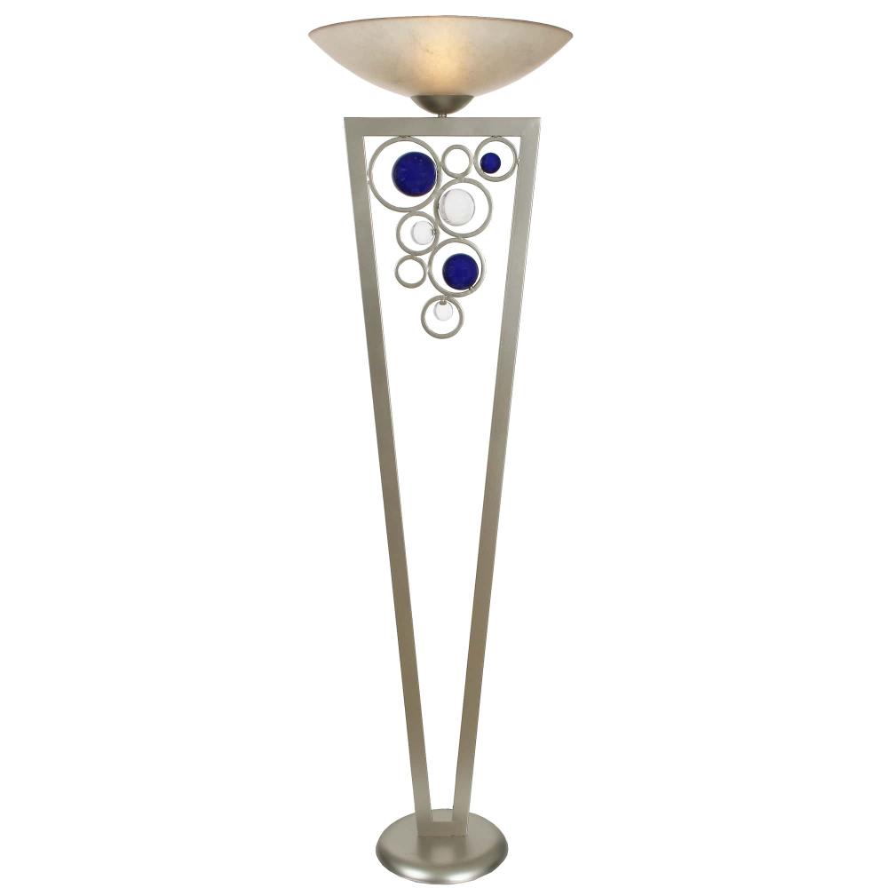 621281 Rolling Cobalt 72" Torchiere Floor Lamp