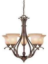 Vaxcel International CH35405RBZ/B - Monrovia 5L Chandelier Royal Bronze