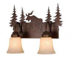 Vaxcel International VL55602BBZ - Yellowstone 2L Moose Vanity Burnished Bronze