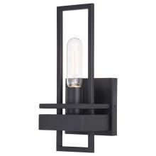 Vaxcel International W0345 - Marquis 1 Light Wall Light Matte Black