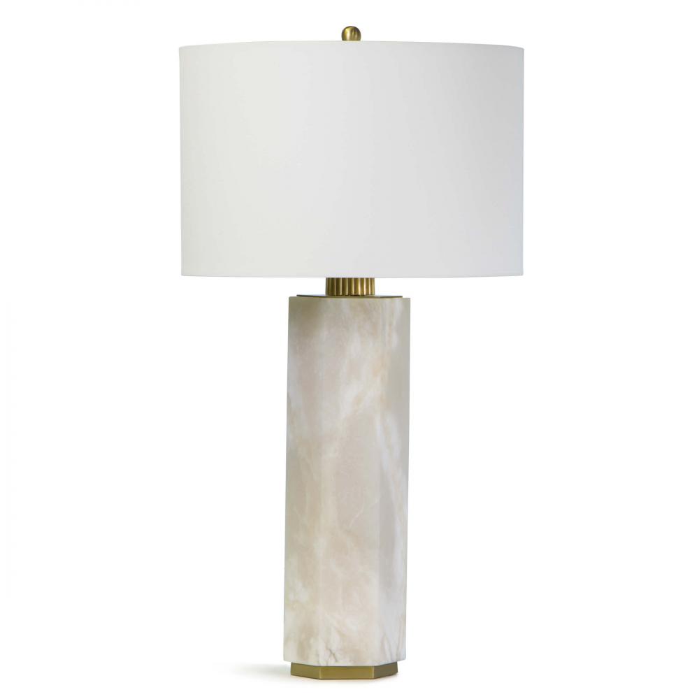 Regina Andrew Gear Alabaster Table Lamp