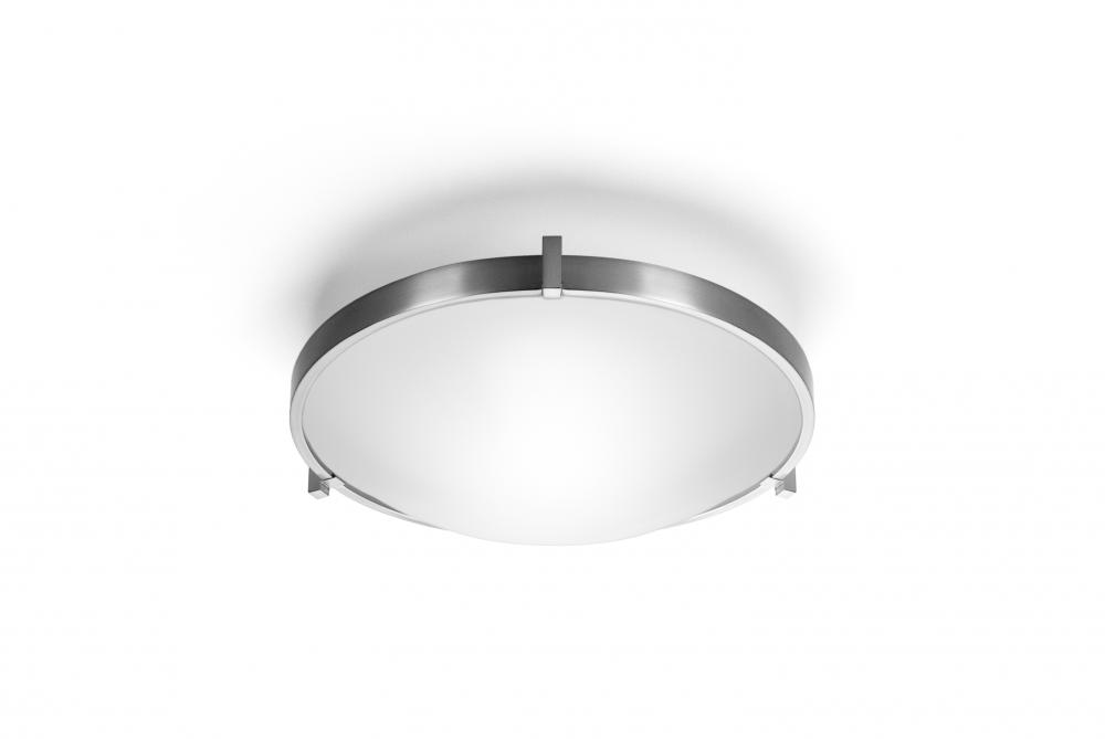 Nickel Bowl Flush Mount