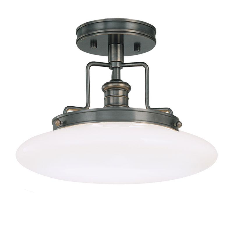 1 LIGHT SEMI FLUSH