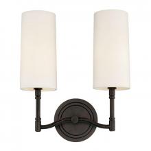 Hudson Valley 362-OB - 2 LIGHT WALL SCONCE