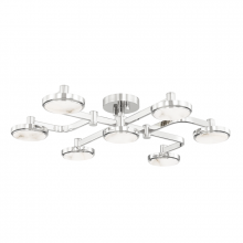 Hudson Valley 6332-PN - 6 LIGHT SEMI FLUSH