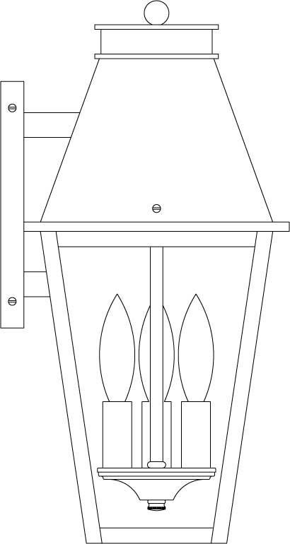 8" croydon wall mount