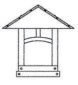 16" evergreen column mount without overlay (empty)