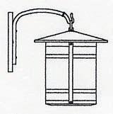 Arroyo Craftsman BB-11LCS-N - 11" berkeley long body wall mount