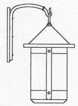 Arroyo Craftsman BB-14TLCR-P - 14" berkeley tall-long body wall mount