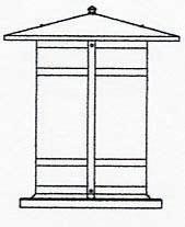 Arroyo Craftsman BC-17LF-BZ - 17" berkeley long body column mount