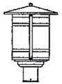 Arroyo Craftsman BP-11LF-BZ - 11" berkeley long body post mount