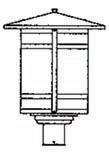 Arroyo Craftsman BP-14LF-P - 14" berkeley long body post mount