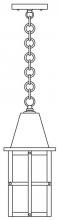 Arroyo Craftsman HH-6F-RC - 6" hartford  pendant