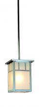 Arroyo Craftsman HSH-4LEF-MB - 4" huntington stem hung pendant without overlay (empty)