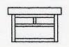 Arroyo Craftsman MCM-7TAM-RB - 7" mission flush ceiling mount with T-bar overlay