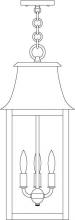 Arroyo Craftsman ORH-10CS-RC - 10" orpington pendant