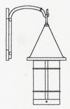 Arroyo Craftsman VB-11RM-BZ - 11" valencia wall mount