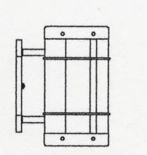 Arroyo Craftsman VS-11NRCS-BZ - 11" valencia sconce - no roof