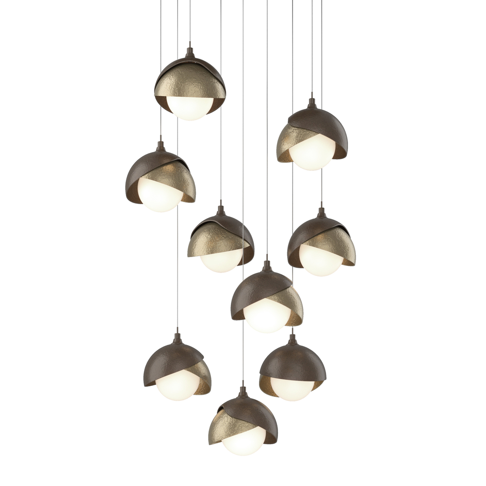 Brooklyn 9-Light Double Shade Pendant