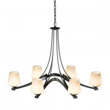 Hubbardton Forge 104106-SKT-07-GG0236 - Oval Ribbon 6 Arm Chandelier