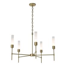 Hubbardton Forge 105045-SKT-86-FD0611 - Vela 5 Arm Chandelier