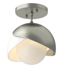 Hubbardton Forge 121377-SKT-85-02-GG0711 - Brooklyn 1-Light Double Shade Semi-Flush