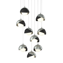 Hubbardton Forge 131105-SKT-LONG-82-10-GG0711 - Brooklyn 9-Light Double Shade Pendant