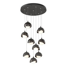 Hubbardton Forge 131105-SKT-STND-20-14-GG0711 - Brooklyn 9-Light Double Shade Pendant