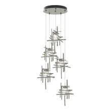 Hubbardton Forge 131126-SKT-STND-85-II0728 - Tura 5-Light Seeded Glass Pendant