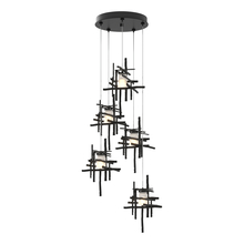 Hubbardton Forge 131128-SKT-STND-89-YC0305 - Tura 5-Light Frosted Glass Pendant