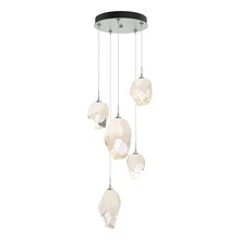 Hubbardton Forge 131139-SKT-LONG-82-WP0756 - Chrysalis 5-Light Mixed Crystal Pendant