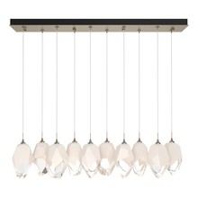 Hubbardton Forge 131144-SKT-LONG-84-WP0755 - Chrysalis 10-Light Large Crystal Pendant