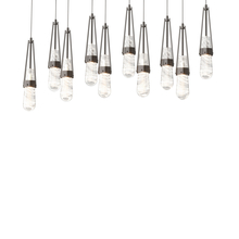 Hubbardton Forge 131200-SKT-LONG-14-YJ0434 - Link 10-Light Blown Glass Pendant