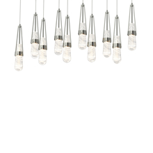 Hubbardton Forge 131200-SKT-LONG-85-YJ0434 - Link 10-Light Blown Glass Pendant