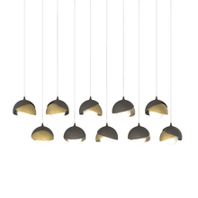 Hubbardton Forge 131205-SKT-LONG-07-86-GG0711 - Brooklyn 10-Light Double Shade Pendant