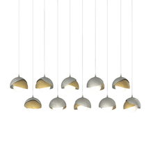 Hubbardton Forge 131205-SKT-LONG-85-86-GG0711 - Brooklyn 10-Light Double Shade Pendant