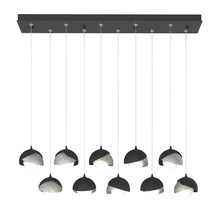 Hubbardton Forge 131205-SKT-STND-10-85-GG0711 - Brooklyn 10-Light Double Shade Pendant