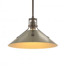 Hubbardton Forge 134550-SKT-MULT-05-84 - Henry Medium Steel Shade Pendant