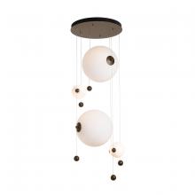 Hubbardton Forge 139052-LED-STND-05-GG0694 - Abacus 4-Light Round LED Pendant