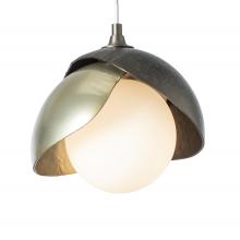 Hubbardton Forge 161183-SKT-STND-07-86-GG0711 - Brooklyn Double Shade Low Voltage Mini Pendant