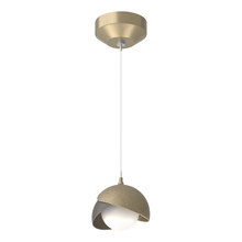 Hubbardton Forge 161183-SKT-STND-84-07-GG0711 - Brooklyn Double Shade Low Voltage Mini Pendant