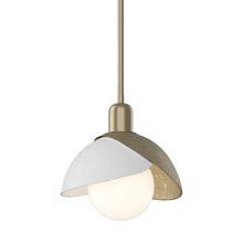 Hubbardton Forge 181183-SKT-MULT-84-02 - Brooklyn Double Shade Mini Pendant