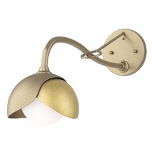 Hubbardton Forge 201377-SKT-84-86-GG0711 - Brooklyn 1-Light Double Shade Long-Arm Sconce