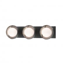 Hubbardton Forge 201378-SKT-10-85-GG0711 - Brooklyn 3-Light Straight Double Shade Bath Sconce