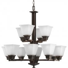 Progress P4053-74 - North Park Collection Twelve-Light, Two-Tier Chandelier