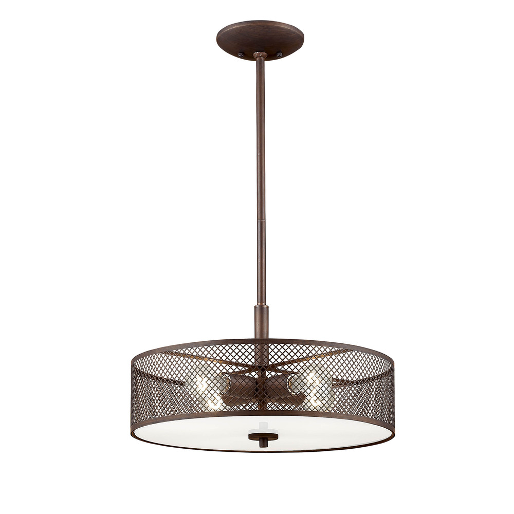 Akron 4-Light Pendant light Rubbed Bronze