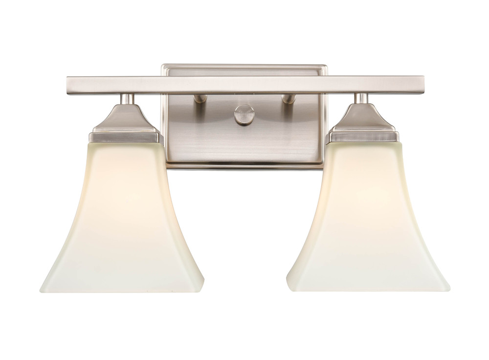 2-Light Vanity Brushed Nickel